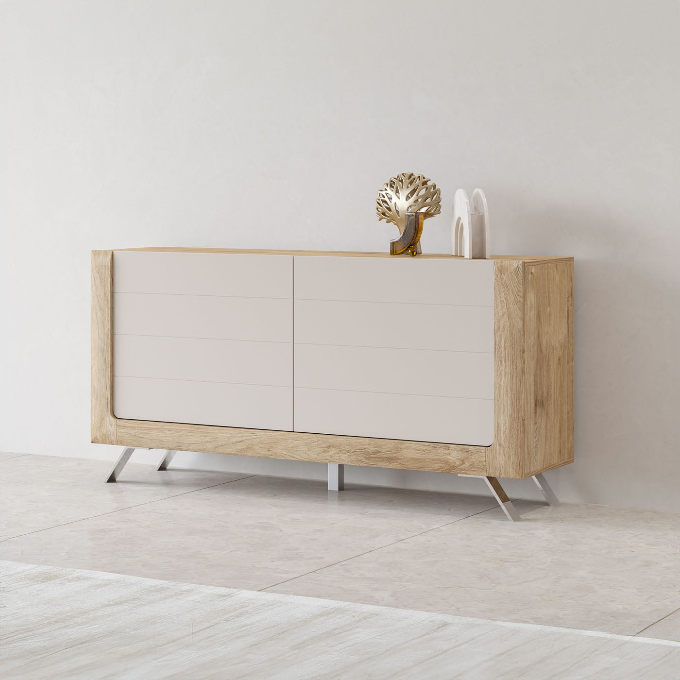 Kumode Kavasari 161/44/81 cm Hamilton ozols/kašmirs